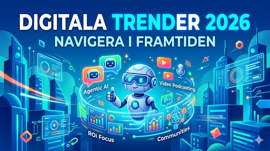 Navigera i det nya digitala landskapet: De viktigaste digitala trenderna 2026