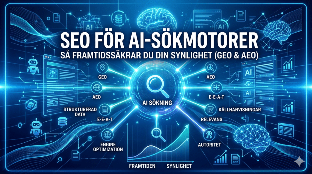 SEO för AI-sökmotorer: Så framtidssäkrar du din synlighet (GEO & AEO)
